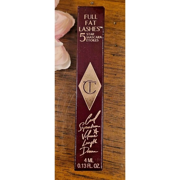 Charlotte Tilbury Full Fat Lashes Mascara 0.13 oz / 4 ml GLOSSY BLACK TRAVEL SZ - Picture 1 of 9
